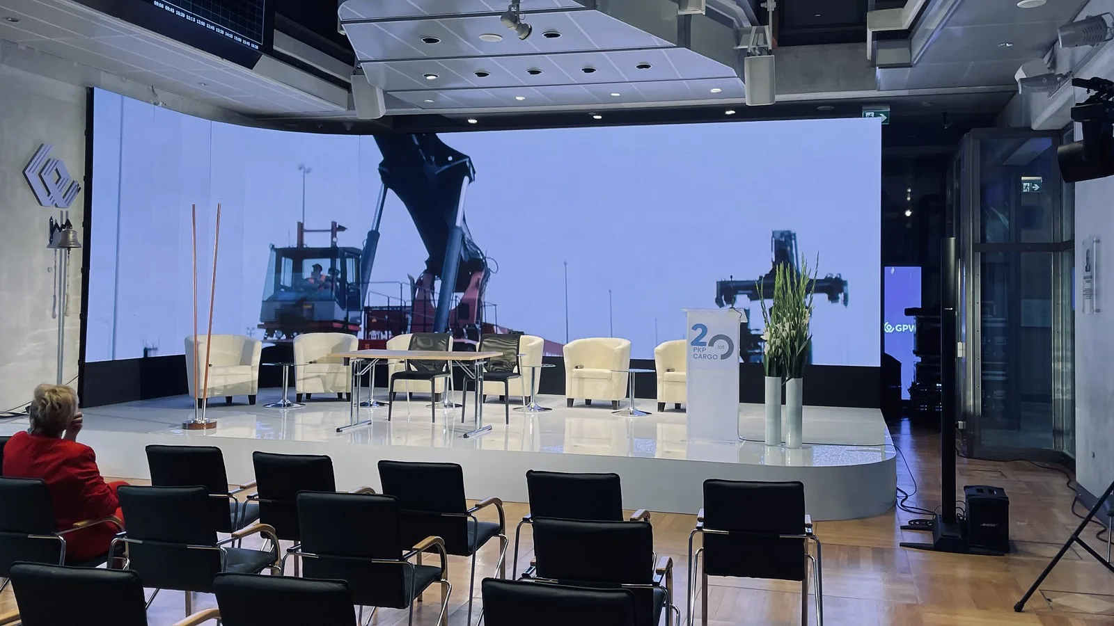 KOnferencja PKP Cargo na GPW