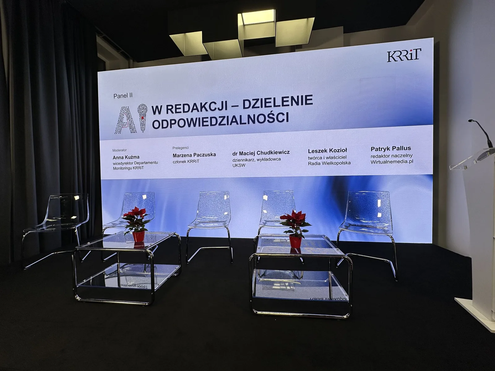 Konferencja „AI — media w erze algorytmów” — KRRiT