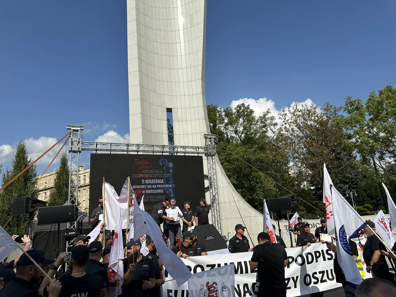 Ogólnopolska manifestacja więzienników — Warszawa 2025