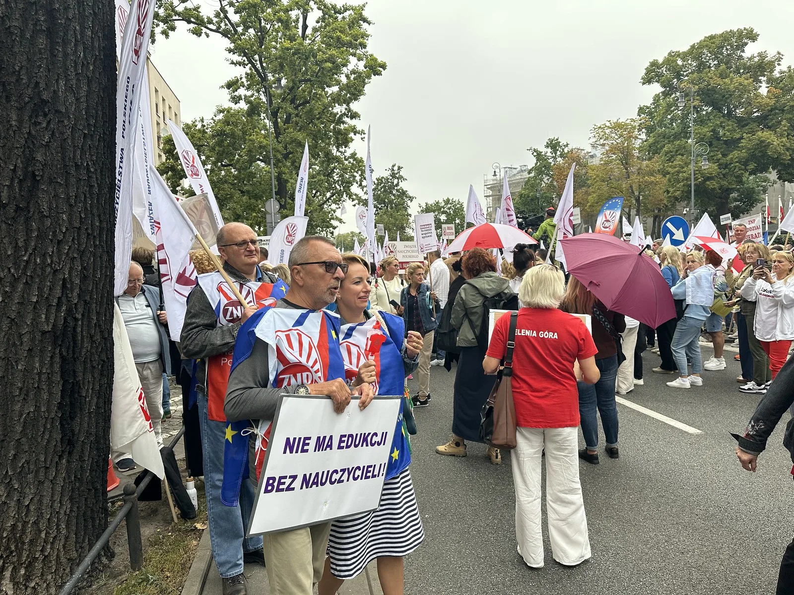 Manifestacja ZNP — 1 września 2025