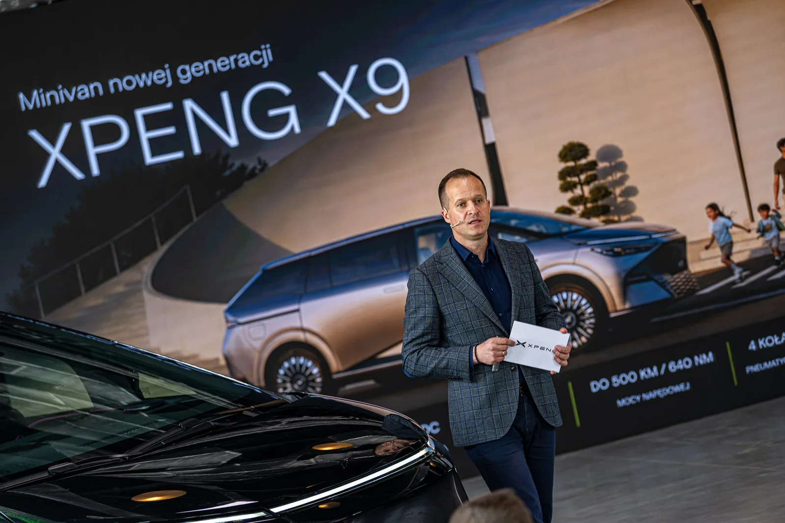 Spotkanie prasowe XPENG X9 — Praska Bohema