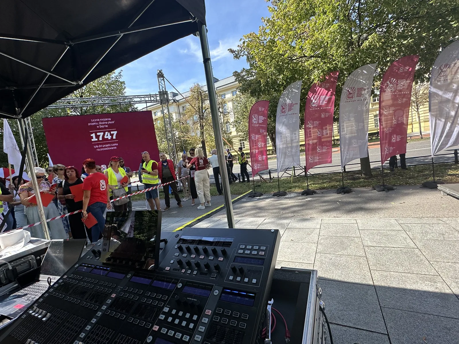 Manifestacja ZNP pod KPRM — 31 sierpnia 2026