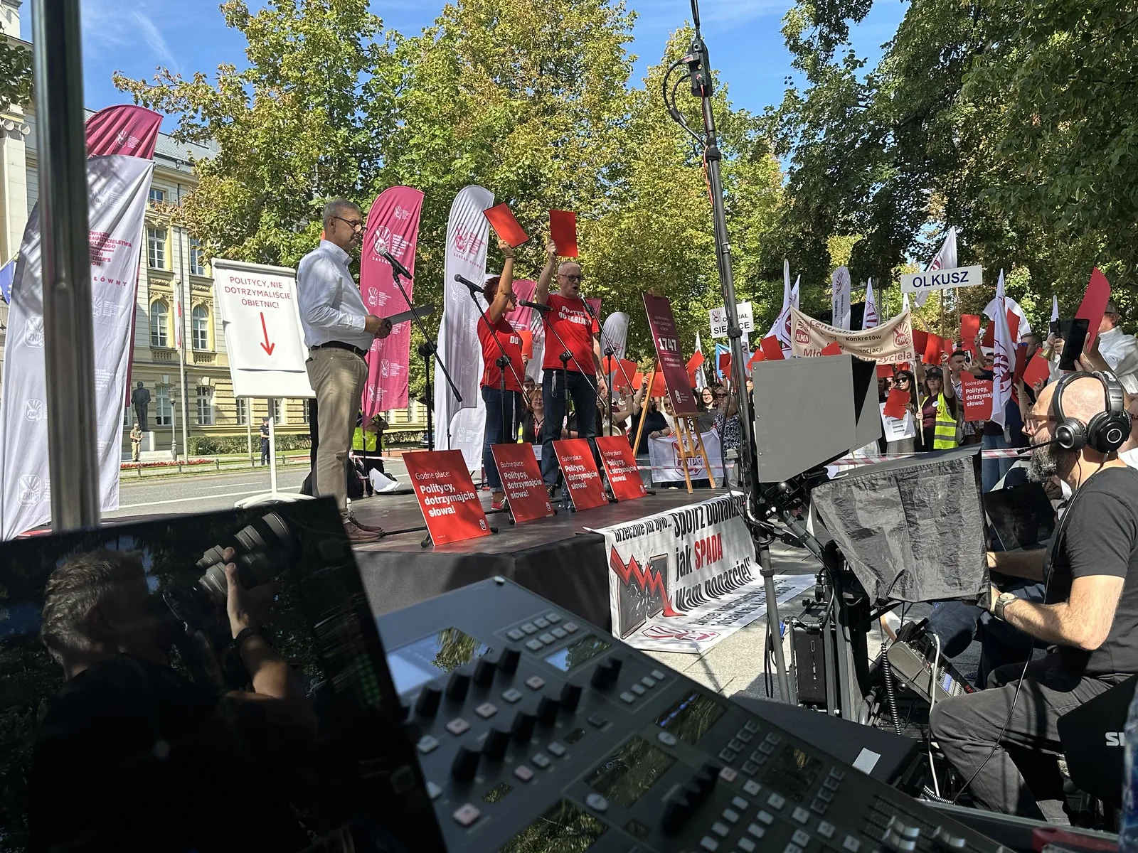 Manifestacja ZNP pod KPRM — 31 sierpnia 2026