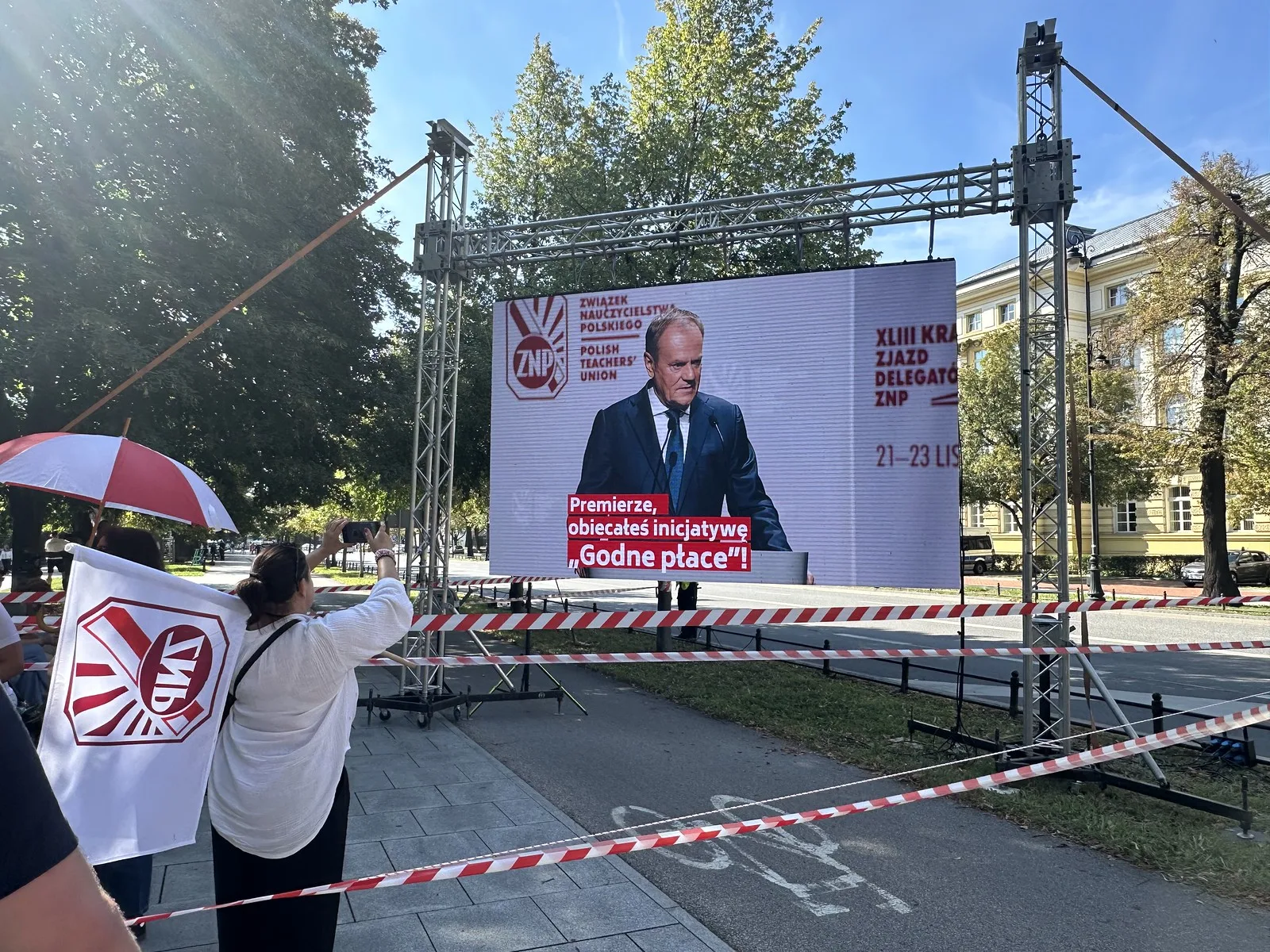 Manifestacja ZNP pod KPRM — 31 sierpnia 2026